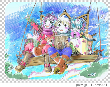 snow swing 107795661