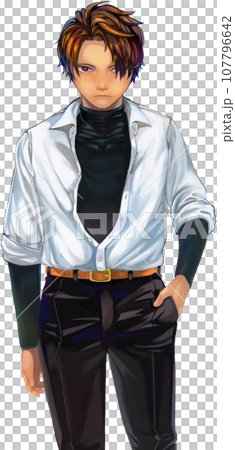 厚塗りキャラクターイラスト(男性・学生) 厚塗りキャラクターイラスト(男性・学生) 107796642