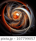渦を巻く螺旋 107799057