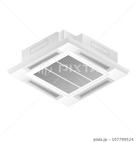 シンプルなイラスト_業務用エアコン シンプルなイラスト_業務用エアコン 107799524