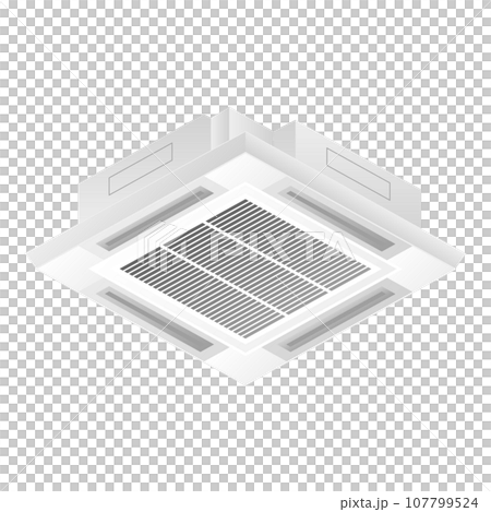 シンプルなイラスト_業務用エアコン シンプルなイラスト_業務用エアコン 107799524
