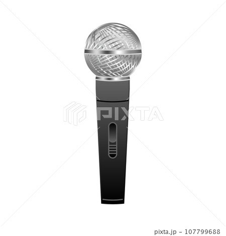 シンプルなイラスト_ダイナミックマイク 107799688