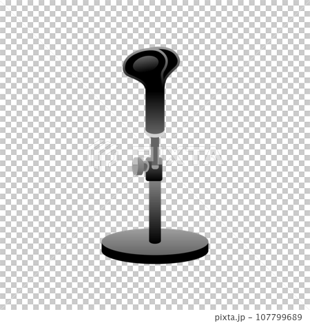 簡單插畫_麥克風支架 107799689