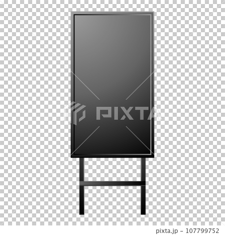 簡單插畫_數位看板、顯示器、大顯示器、大顯示器、展示架、 107799752