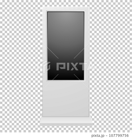 簡單插畫_數位看板、顯示器、大顯示器、大顯示器、展示架、 107799756