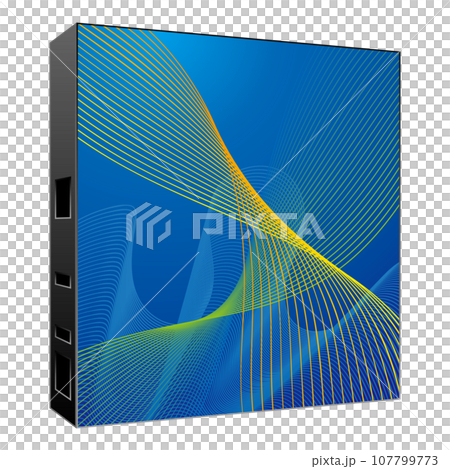 シンプルなイラスト_LEDビジョン,床型,床用,モニタ,大型モニタ,大型ディスプレイ 107799773