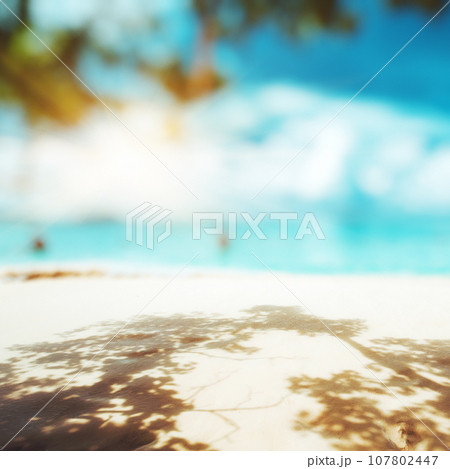 Caribbean tropical paradise beach 107802447