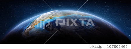 Argentina, space drone view 107802462