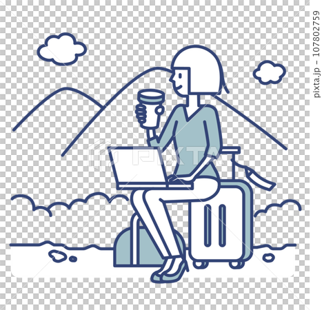 Various work styles in nature 107802759