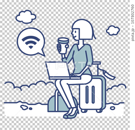 Various work styles in nature 107802760