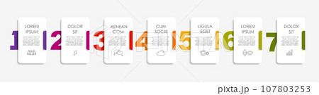 Infographic design template with place for your data. Vector illustration. 107803253