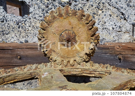 Old Rusty Cogwheels 107804874