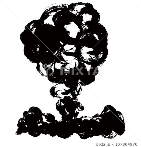 市街戦　爆発　空爆 テロ 爆発 戦争のイラスト素材　ベクター 107804970
