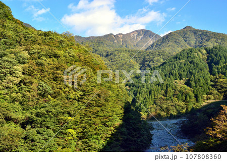 ヒワタ橋から見る蛭ヶ岳 107808360