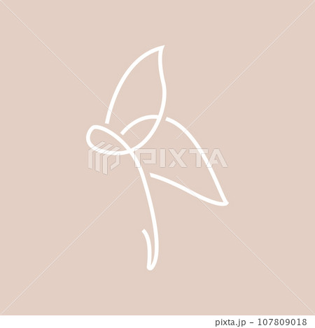 Dragonfly Logo, Flying Animal Design, Insect Vector Illustration Template 107809018