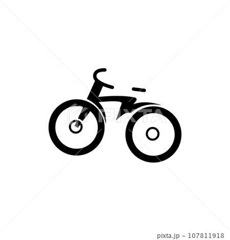 Bicycle Logo, Vehicle Vector, Bicycle Silhouette Icon, Simple Design Inspiration 107811918
