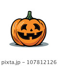 egg with red pumpkin 107812126