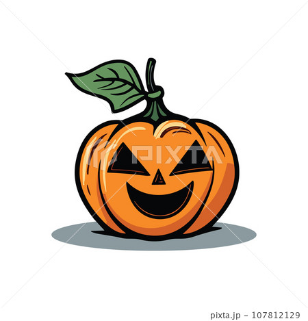 egg with red pumpkin 107812129