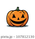 happy halloween vector illustration on white background 107812130