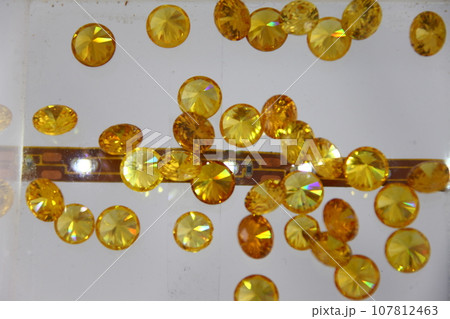 Decorative Crystal closeup Decorative Crystal closeup 107812463
