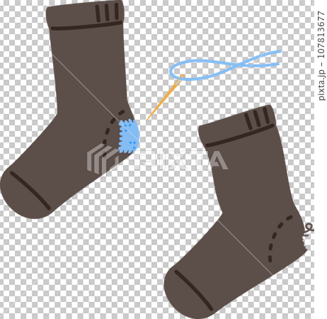 Socks repaired by darning Socks repaired by darning 107813677