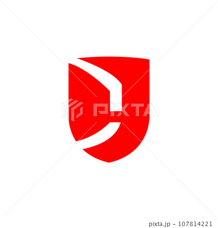 Shield Logo, Antivirus Protection Security Vector, Simple Gaming Logo Shield Design 107814221