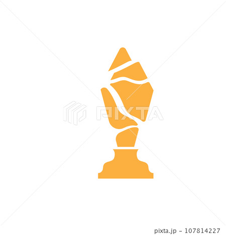 Trophy Logo, Winning Vector For Sports Tournament, Creative And Unique Illustration 107814227