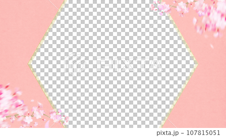 日本紙和櫻花框架材料 107815051