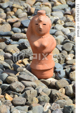 埴輪(複製)（岩宿博物館･岩宿遺跡／群馬県みどり市） 107816171