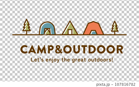 キャンプ　アイコン 107816782