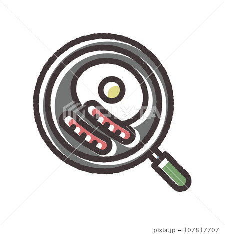 スキレット　料理　アイコン 107817707