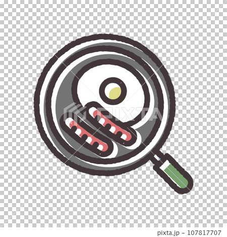 スキレット　料理　アイコン 107817707