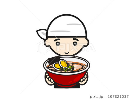 ラーメンを持つ店主2 ラーメンを持つ店主2 107821037