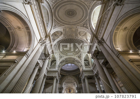 interiors of Pantheon necropolis, Paris, France interiors of Pantheon necropolis, Paris, France 107823791