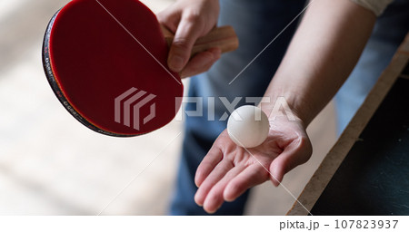 卓球で遊ぶ 107823937