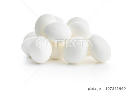 Mint candies. Menthol bonbons isolated on white background. Mint candies. Menthol bonbons isolated on white background. 107823969