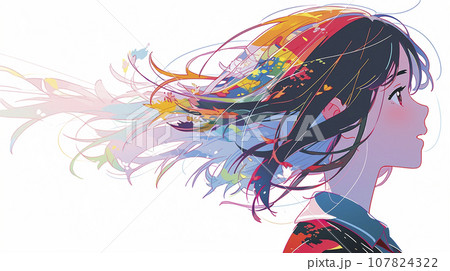 女の人の絵 全身立ち絵素材38 人魚 - tachie - BOOTH