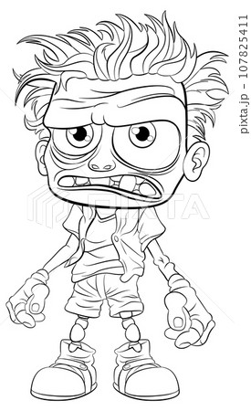 Grumpy Old Man Cartoon Character Outline Grumpy Old Man Cartoon Character Outline 107825411