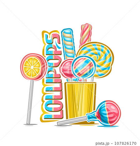 Vector illustration of Lollipops Vector illustration of Lollipops 107826170