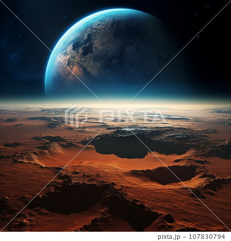 火星から地球 107830794