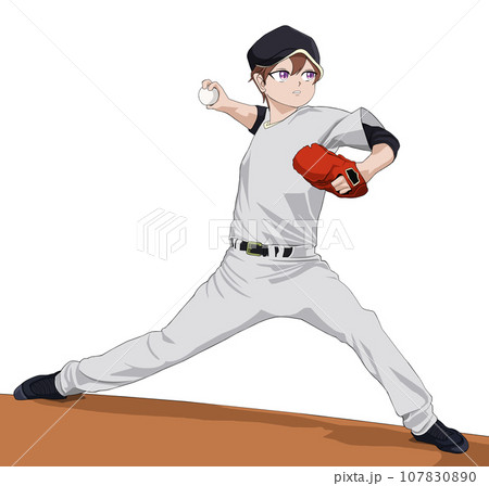 野球選手のイラスト素材 [107830890] - PIXTA