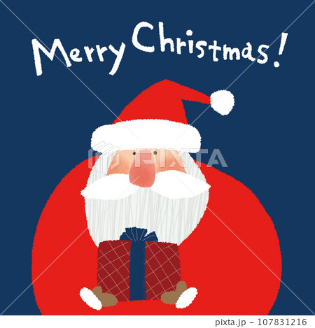 クリスマス、サンタクロースのイラスト クリスマス、サンタクロースのイラスト 107831216