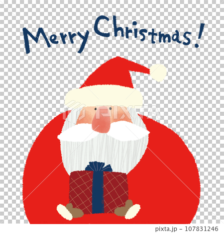 クリスマス、サンタクロースのイラスト 107831246