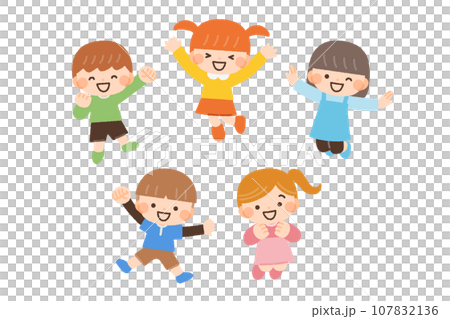 精力充沛的孩子插畫素材集 精力充沛的孩子插畫素材集 107832136