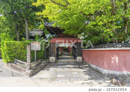 長建寺 朱色の竜宮門(京都市伏見区) 長建寺 朱色の竜宮門(京都市伏見区) 107832954