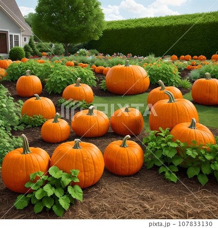 Halloween garden outside house decoration Halloween garden outside house decoration 107833130
