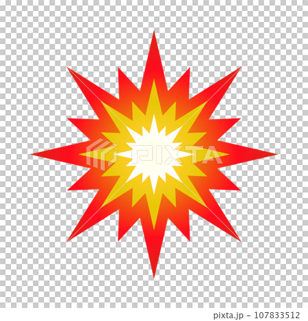 爆発のアイコン 爆発のアイコン 107833512