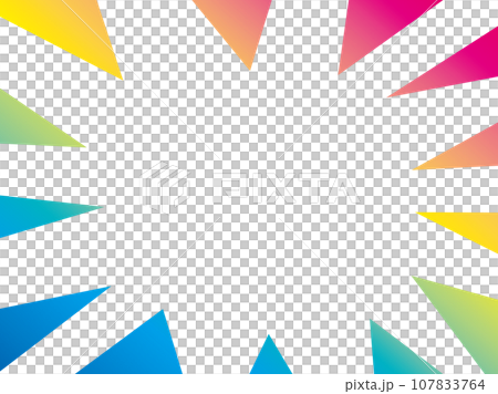 cartoon colorful concentrated lines cartoon colorful concentrated lines 107833764