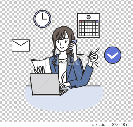 優秀な女性社員 107834050