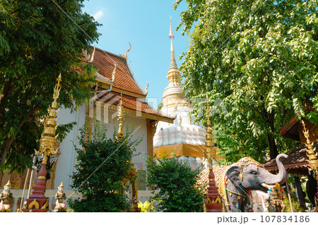 Chiang Mai old city temple in Thailand Chiang Mai old city temple in Thailand 107834186